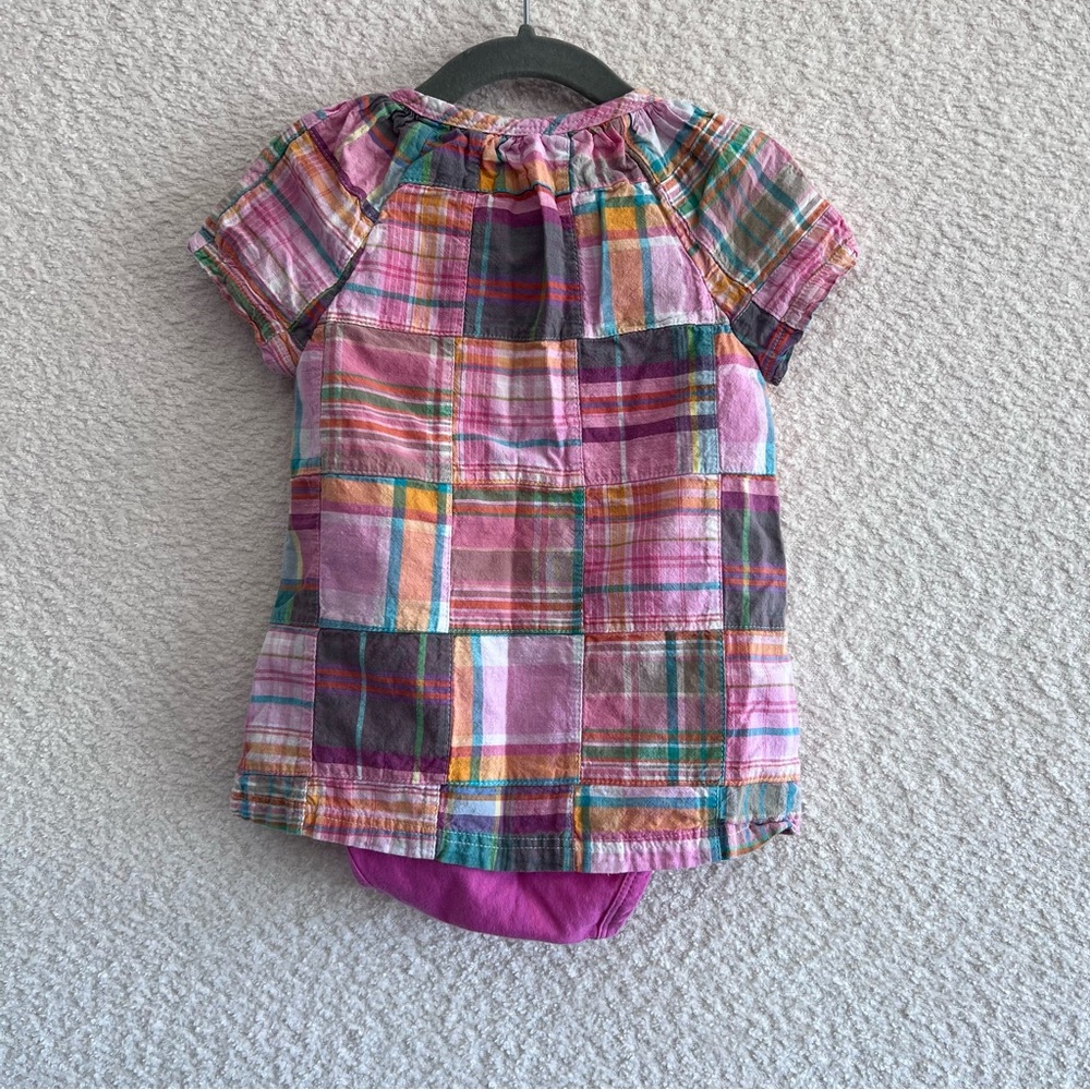 Hatley Baby Infant Patch Pinkโ Dress With Bodysuit Size 18-24 Months - Picture 3 of 10